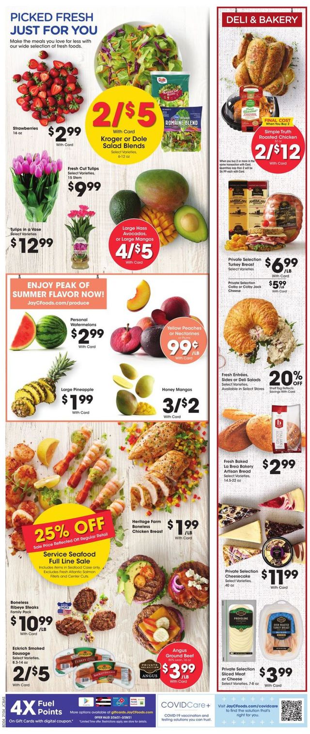 Jay C Food Stores Ad from 02/24/2021
