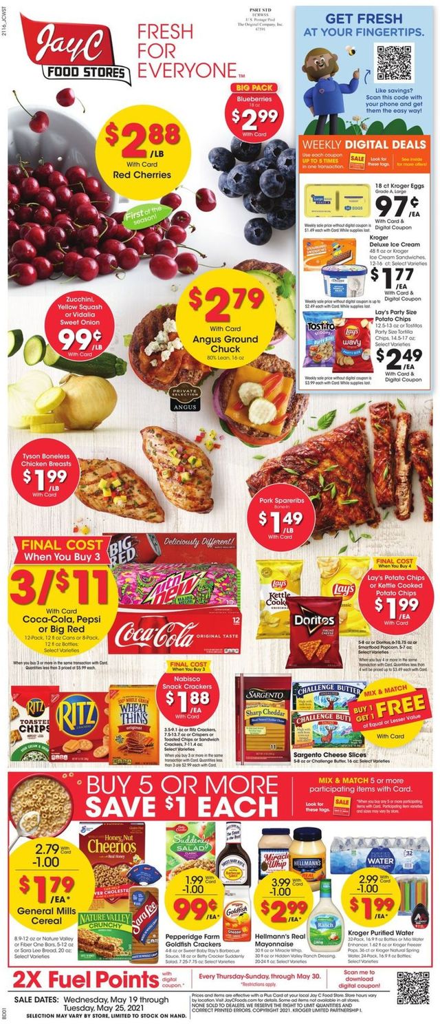 Jay C Food Stores Ad from 05/19/2021