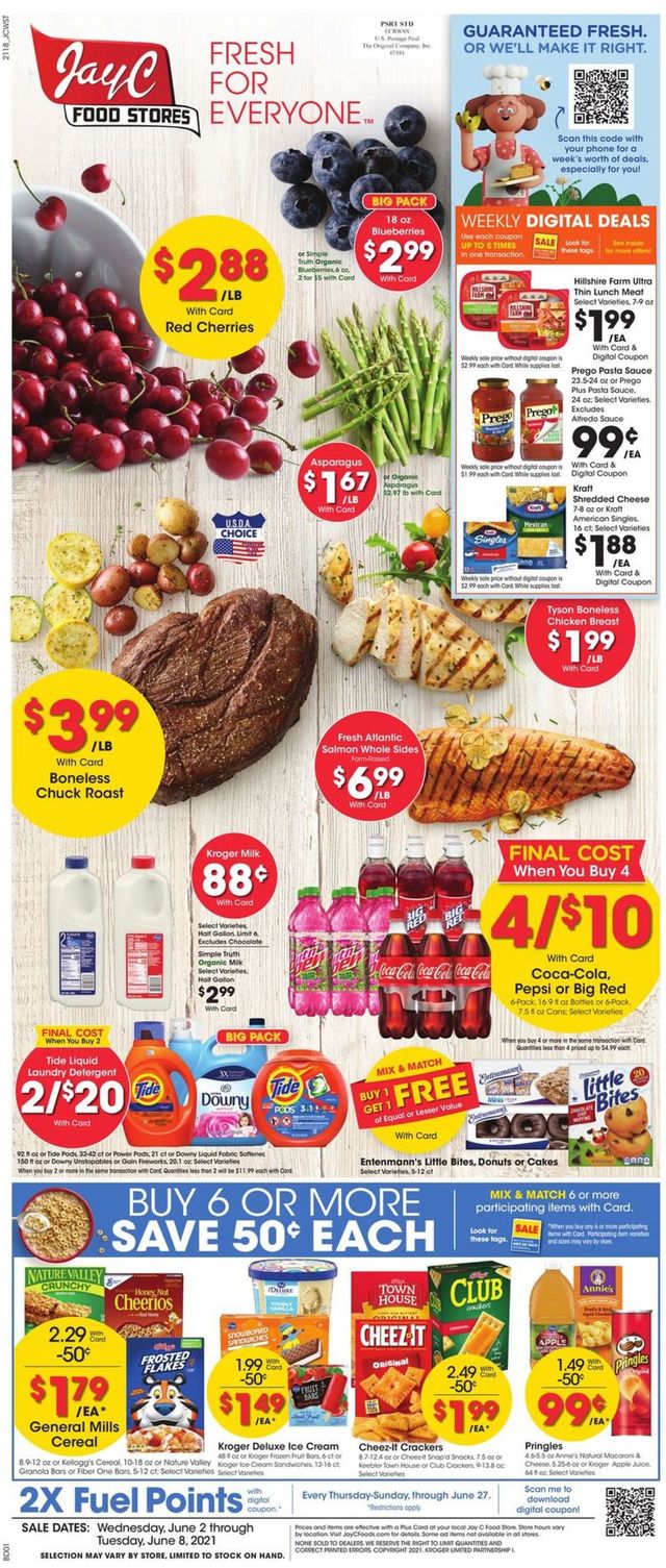 Jay C Food Stores Ad from 06/02/2021