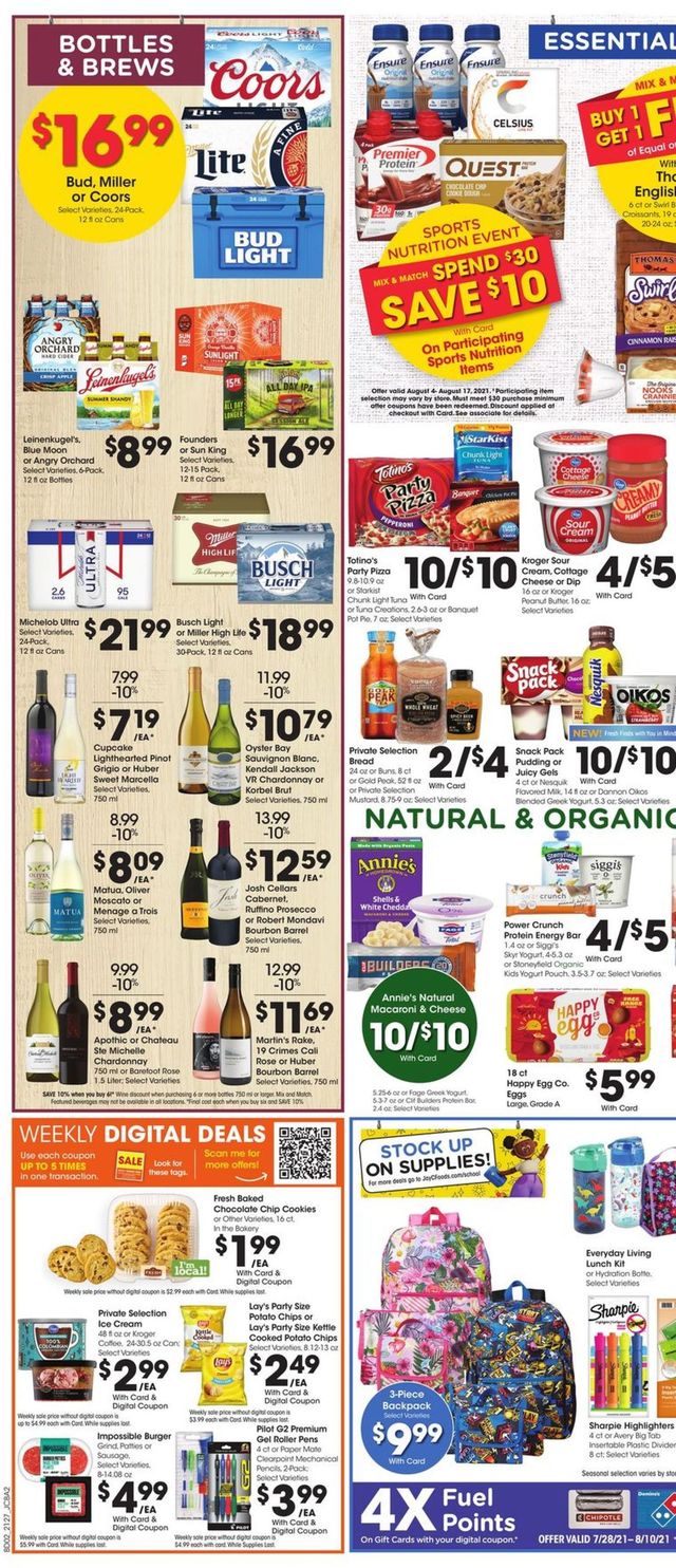 Jay C Food Stores Ad from 08/04/2021
