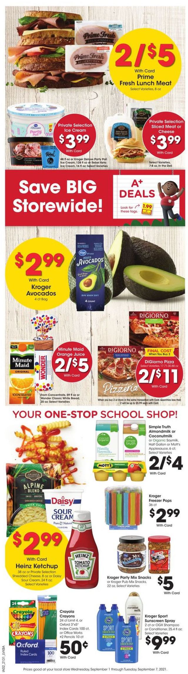 Jay C Food Stores Ad from 09/01/2021