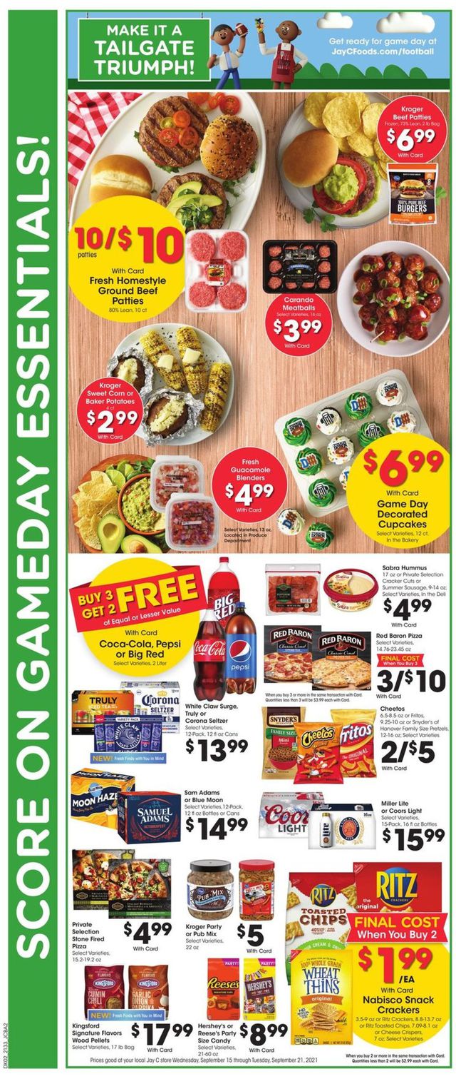Jay C Food Stores Ad from 09/15/2021