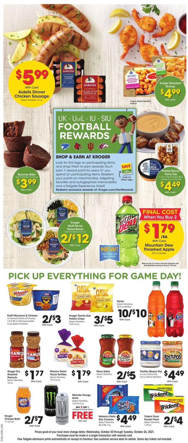 Jay C Food Stores Ad from 10/20/2021