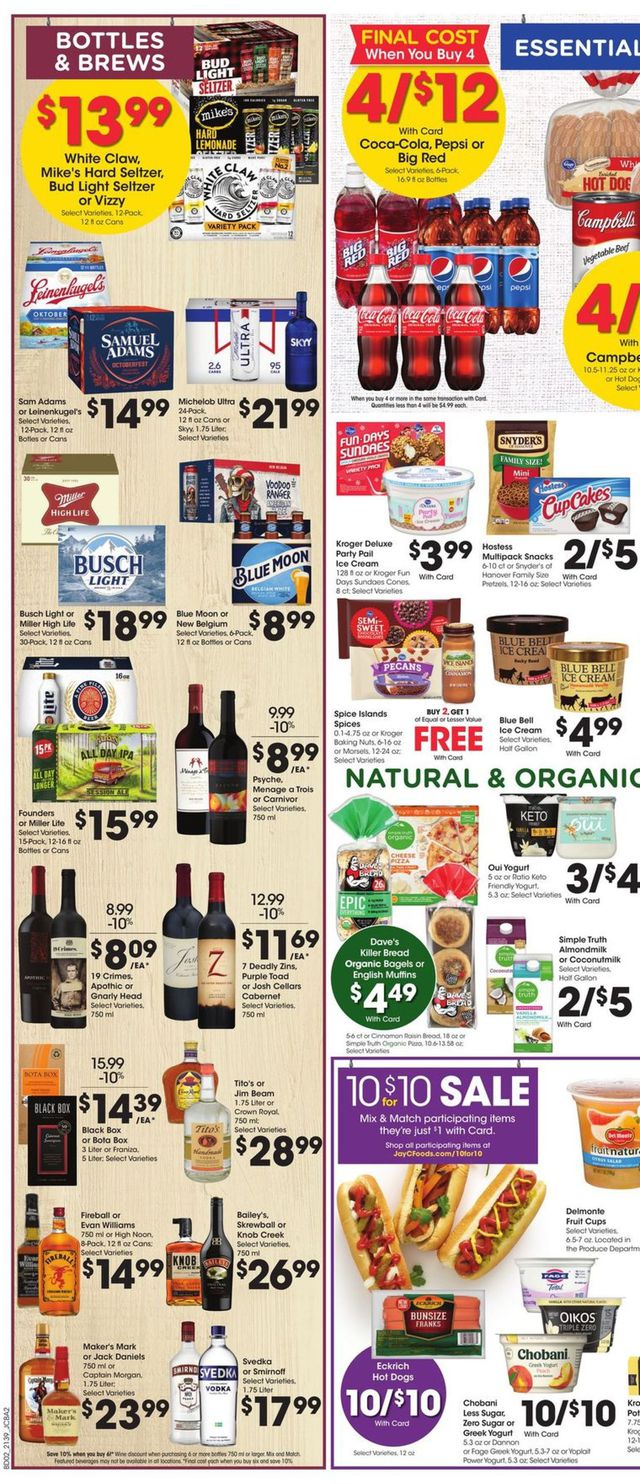 Jay C Food Stores Ad from 10/27/2021