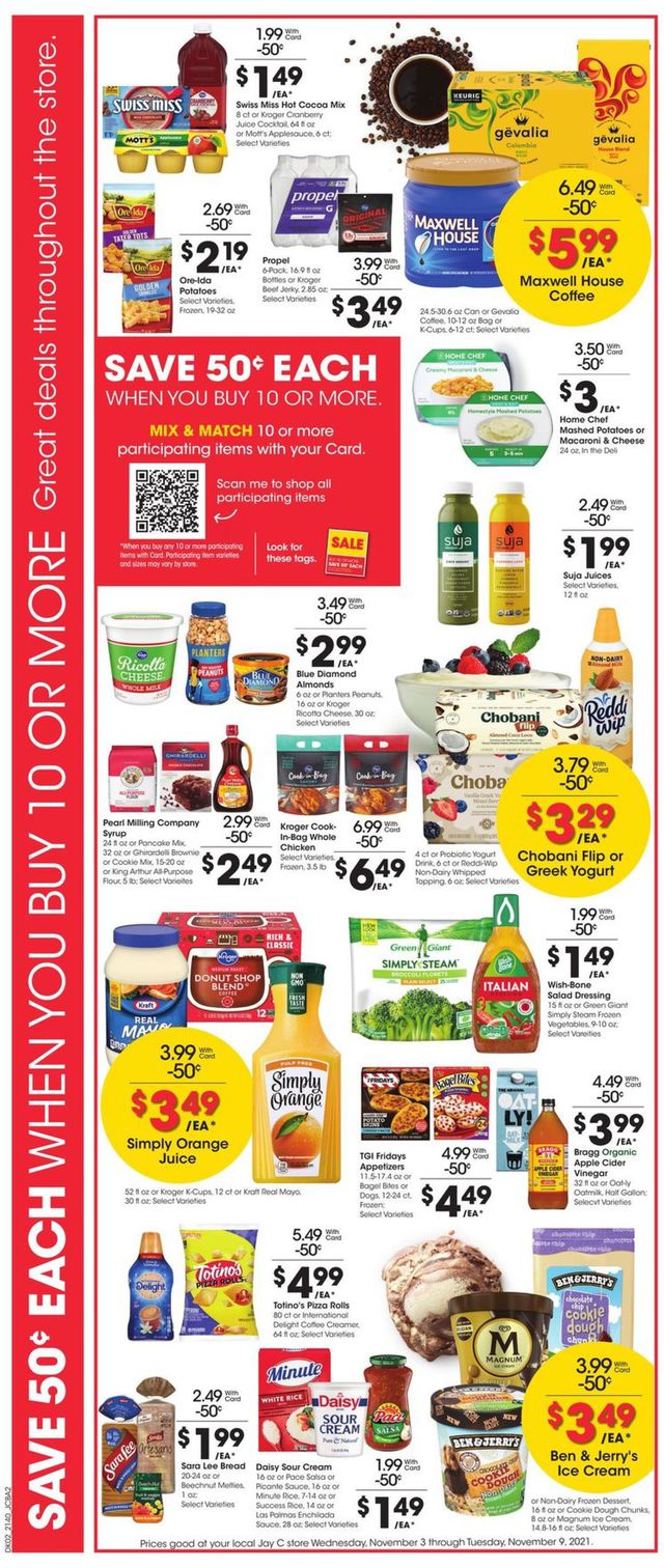Jay C Food Stores Ad from 11/03/2021