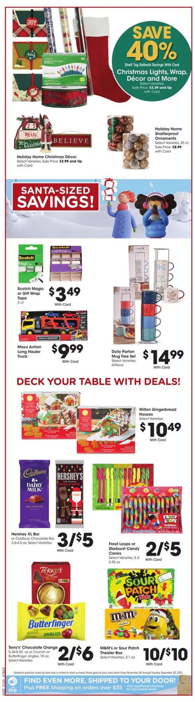 Jay C Food Stores Ad from 11/26/2021