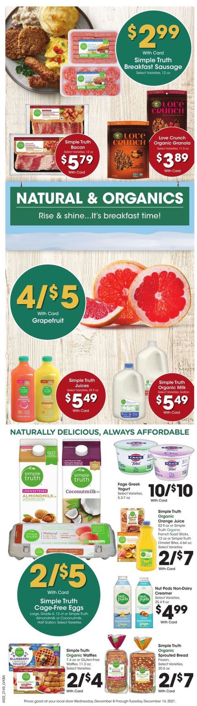 Jay C Food Stores Ad from 12/08/2021