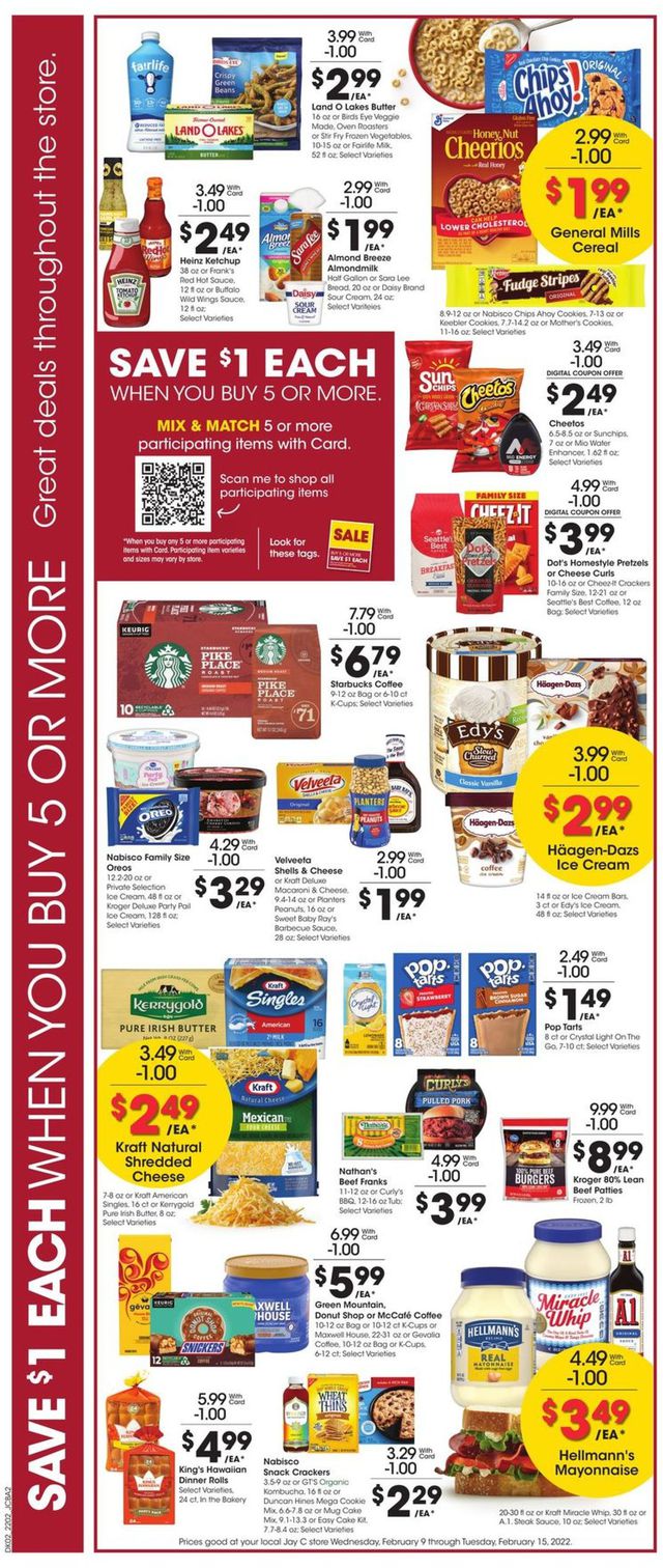 Jay C Food Stores Ad from 02/09/2022