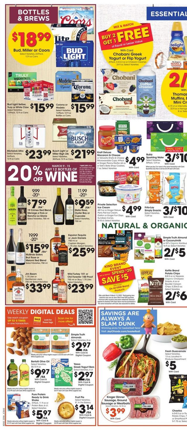 Jay C Food Stores Ad from 03/09/2022