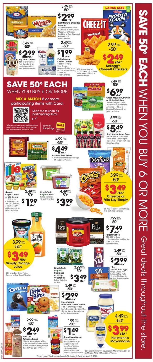 Jay C Food Stores Ad from 03/30/2022