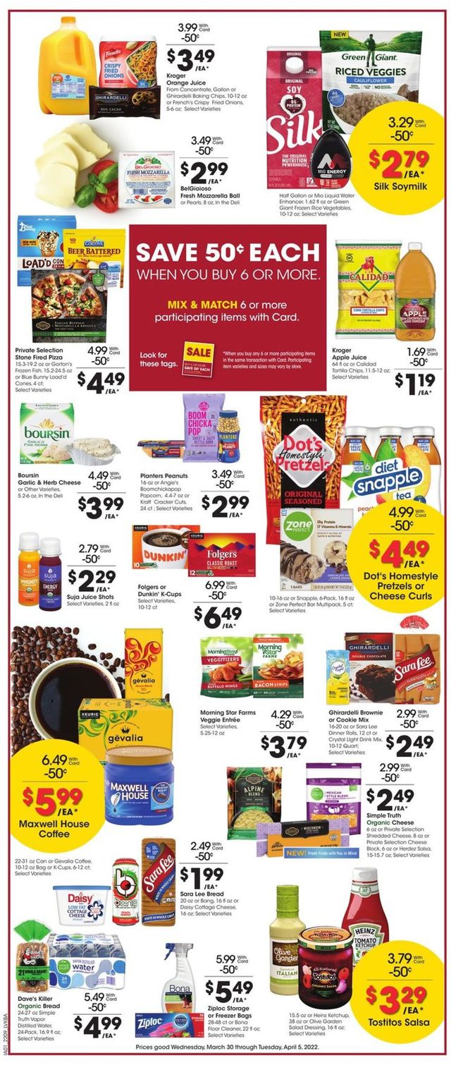 Jay C Food Stores Ad from 03/30/2022