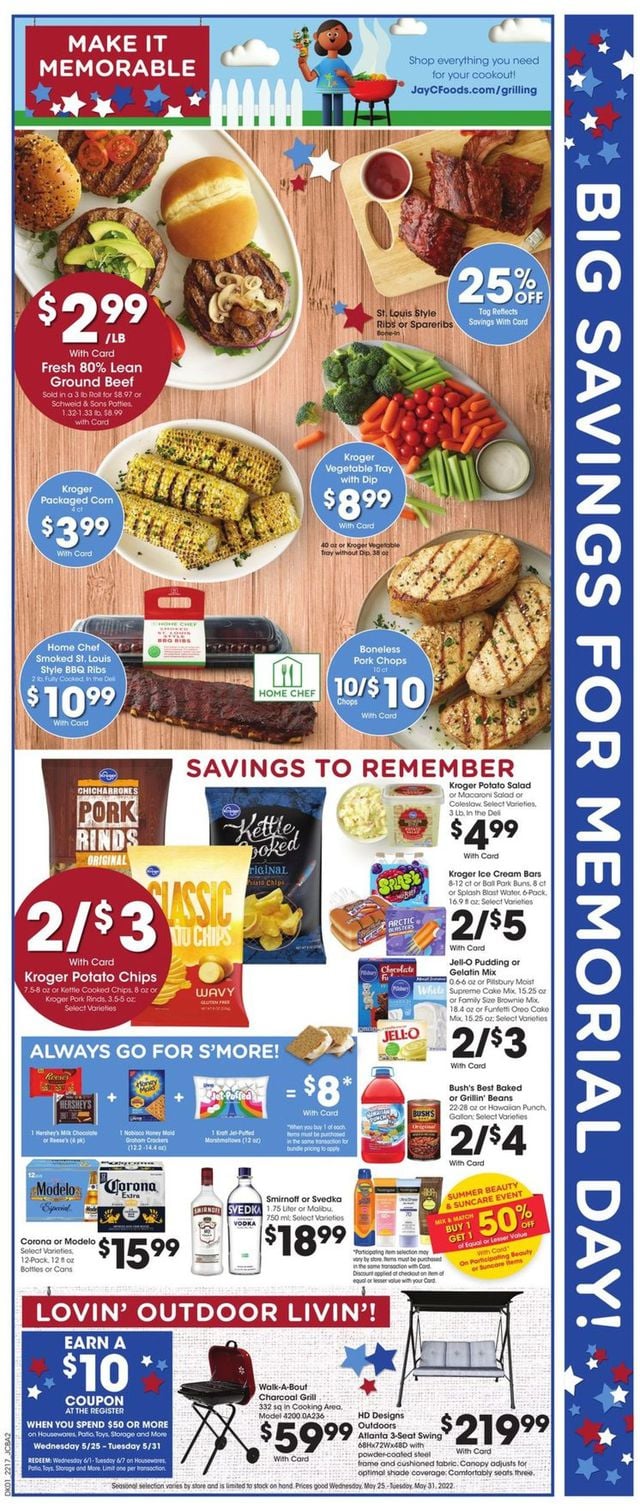 Jay C Food Stores Ad from 05/25/2022