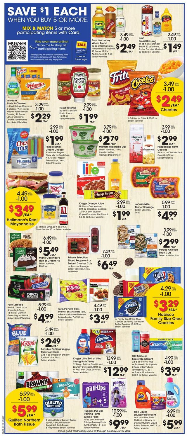 Jay C Food Stores Ad from 06/29/2022
