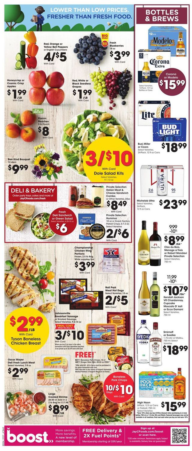 Jay C Food Stores Ad from 08/03/2022
