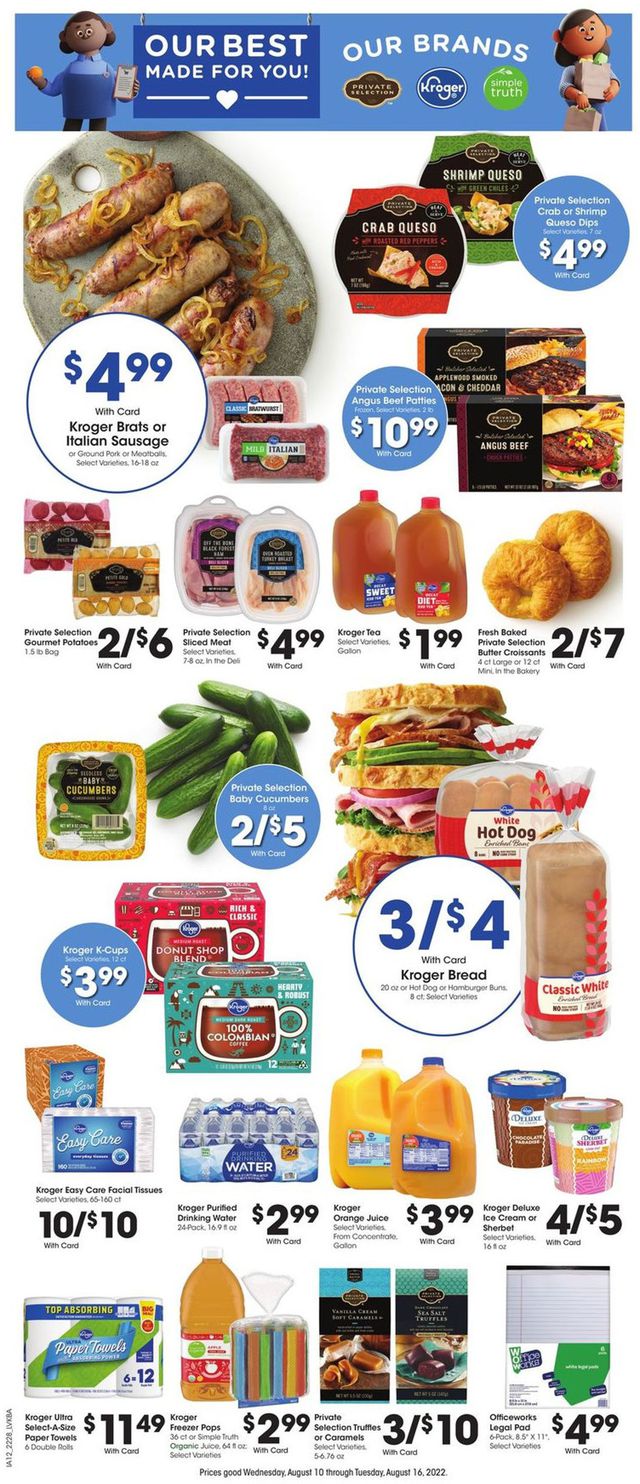Jay C Food Stores Ad from 08/10/2022