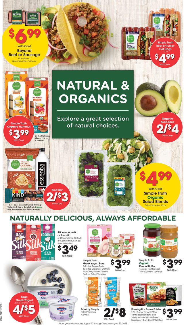 Jay C Food Stores Ad from 08/24/2022
