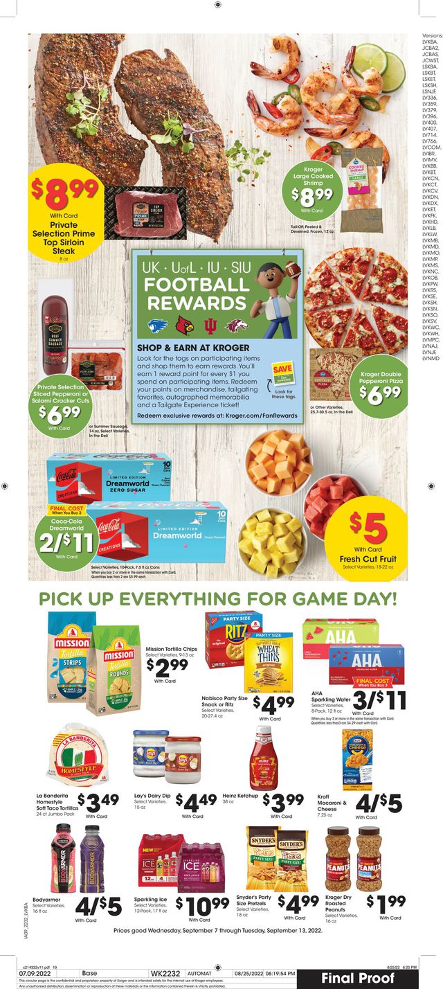 Jay C Food Stores Ad from 09/07/2022