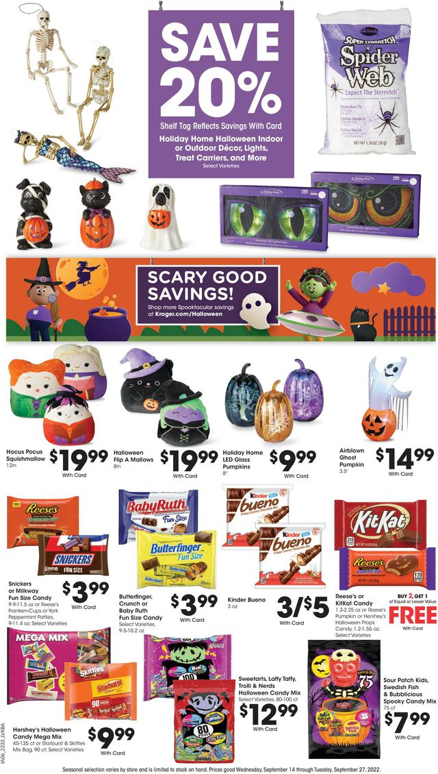 Jay C Food Stores Ad from 09/14/2022