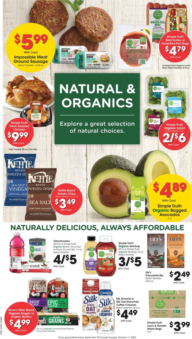 Jay C Food Stores Ad from 10/05/2022
