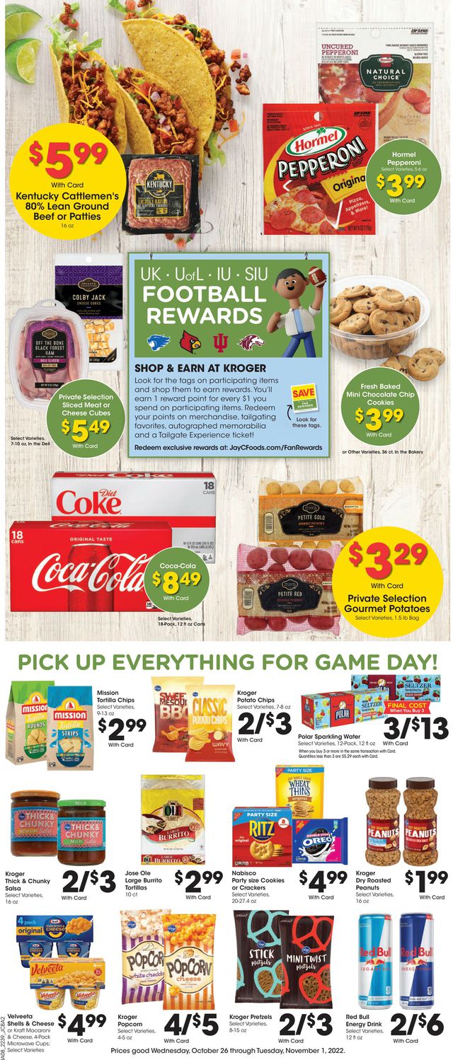Jay C Food Stores Ad from 10/26/2022
