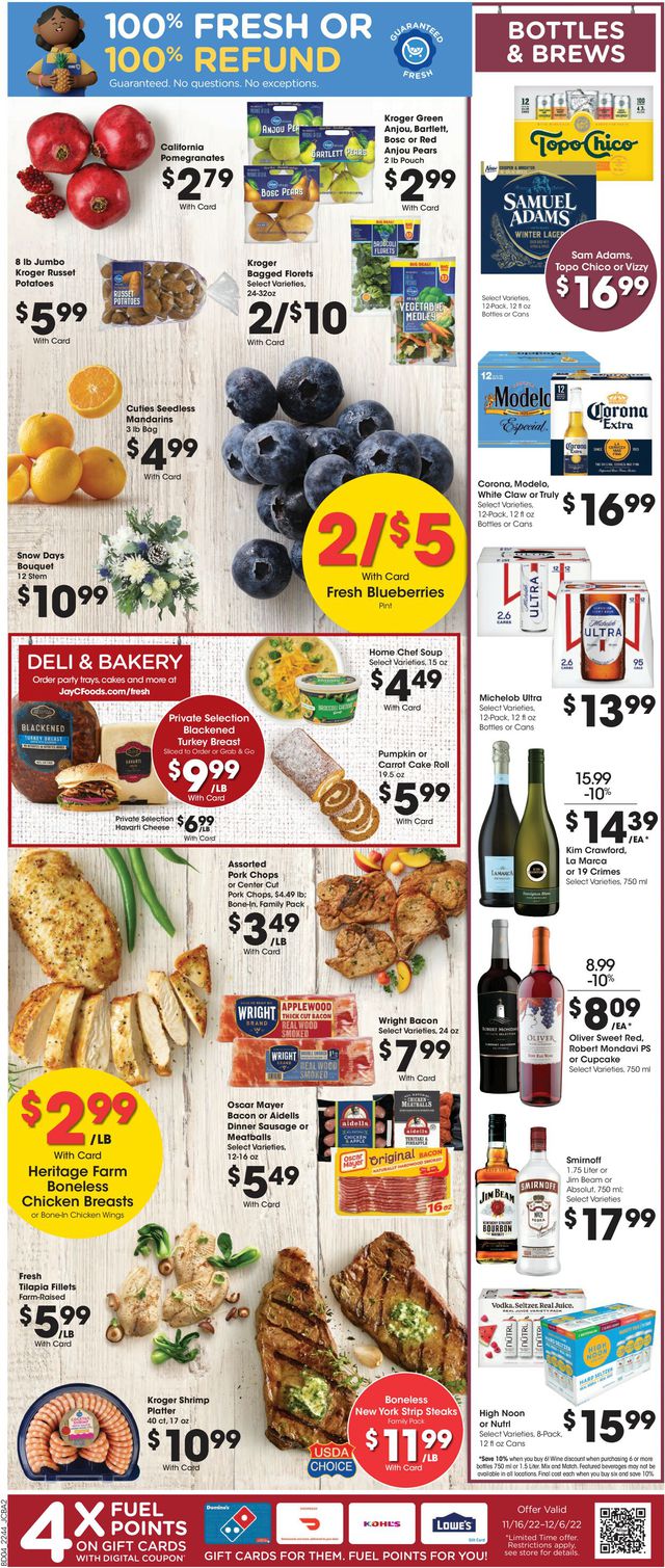 Jay C Food Stores Ad from 11/30/2022