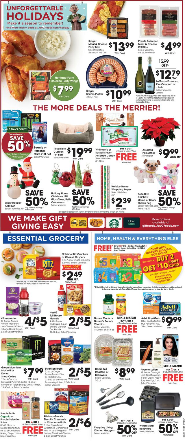 Jay C Food Stores Ad from 12/07/2022