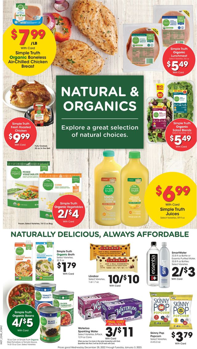 Jay C Food Stores Ad from 12/28/2022