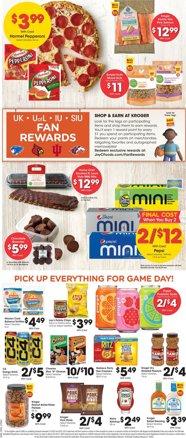 Jay C Food Stores Ad from 02/15/2023