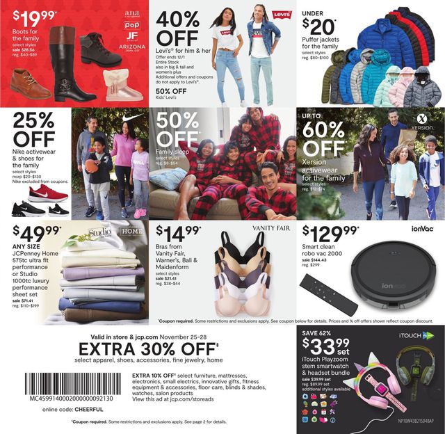 JCPenney Ad from 11/25/2020