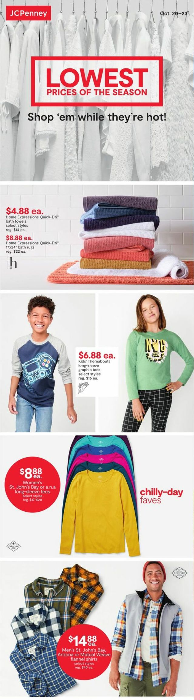 JCPenney Ad from 10/20/2022