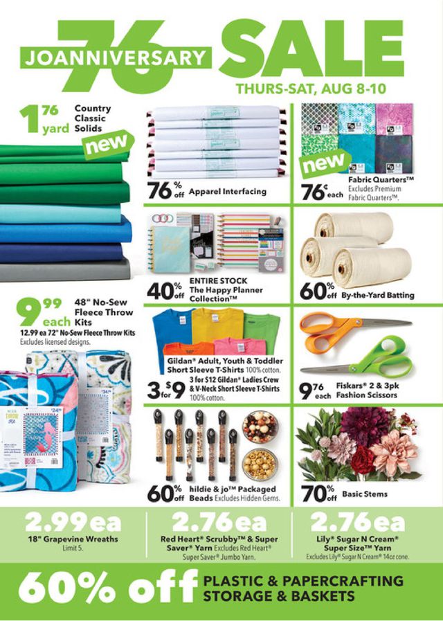 Jo-Ann Ad from 08/01/2019