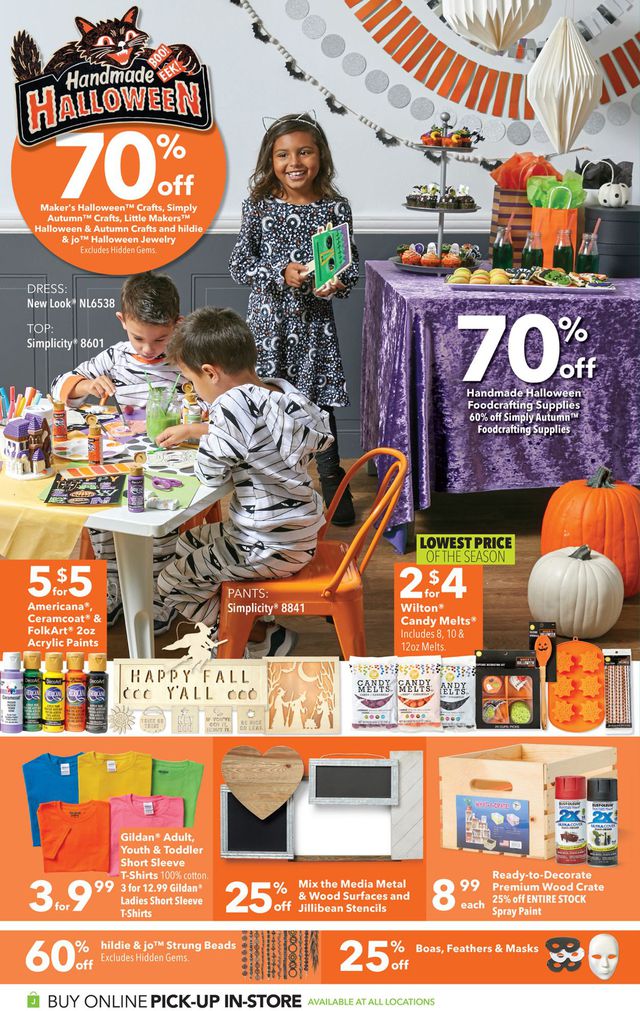 Jo-Ann Ad from 10/17/2019
