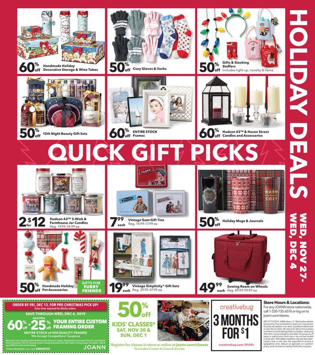 Jo-Ann Ad from 11/27/2019