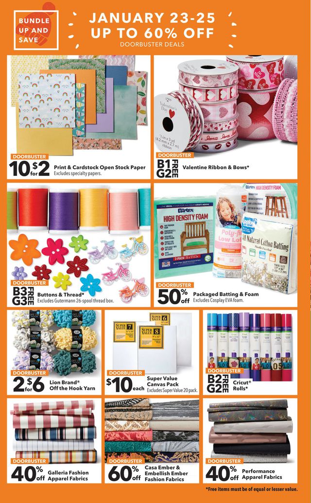 Jo-Ann Ad from 01/23/2020