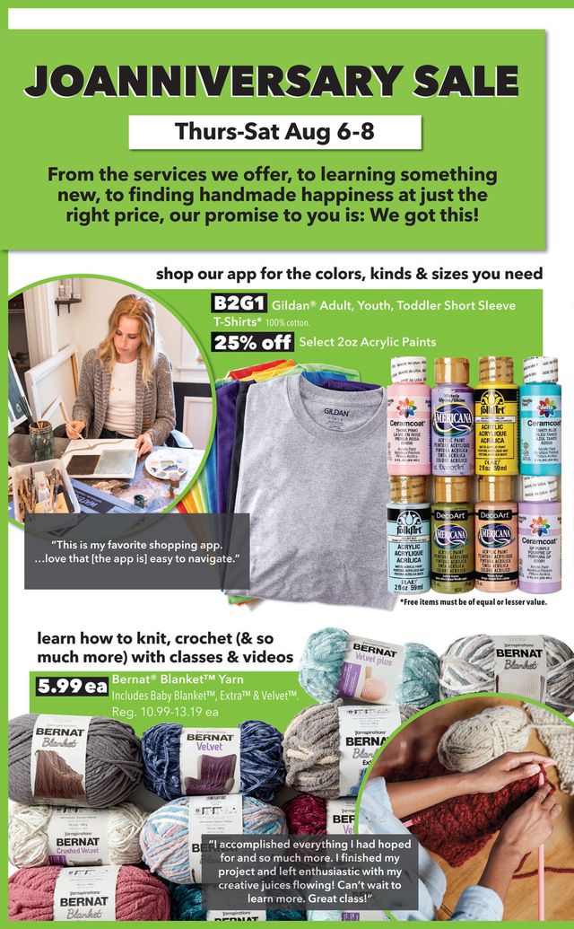 Jo-Ann Ad from 07/30/2020