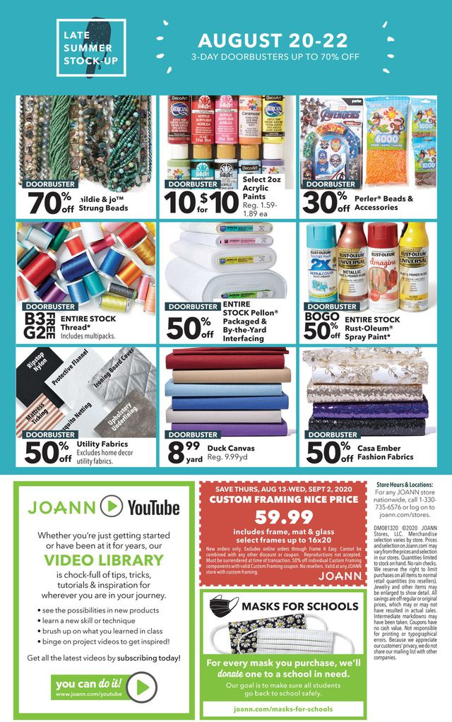 Jo-Ann Ad from 08/13/2020