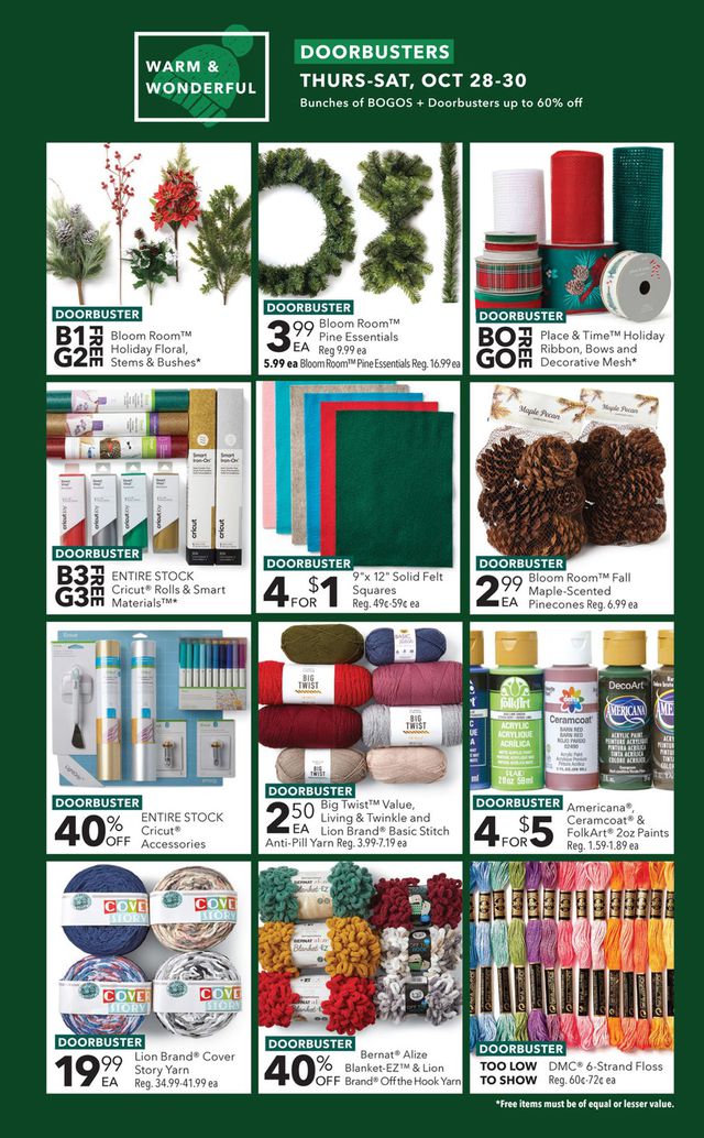 Jo-Ann Ad from 10/28/2021
