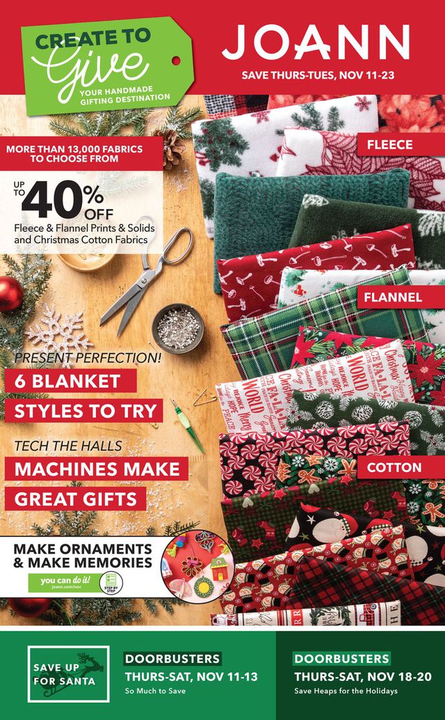 Jo-Ann Ad from 11/11/2021