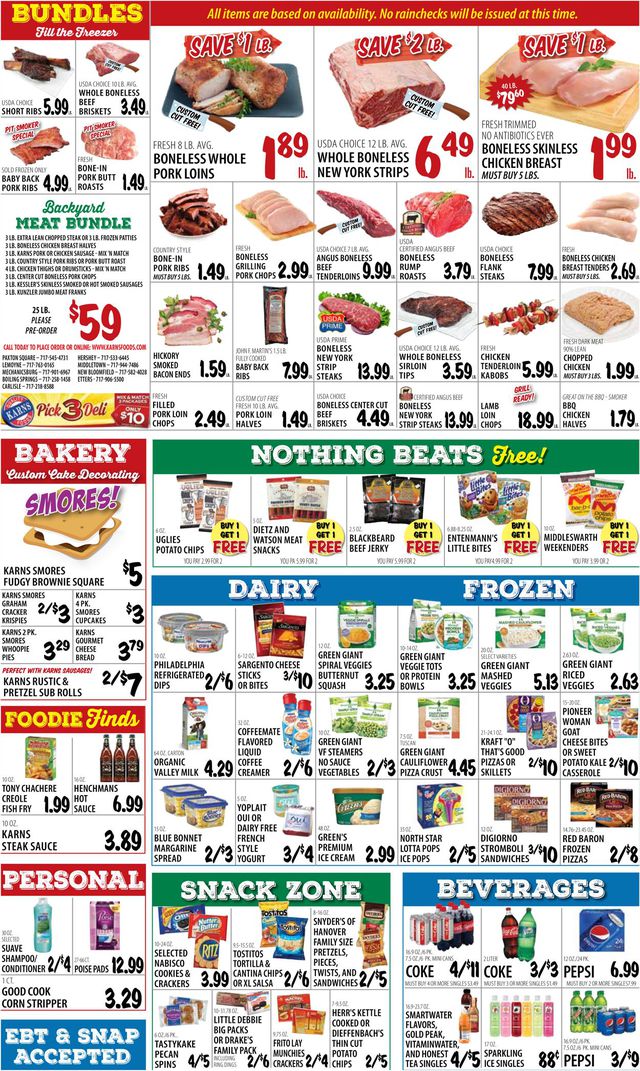 Karns Quality Foods Ad from 08/04/2020