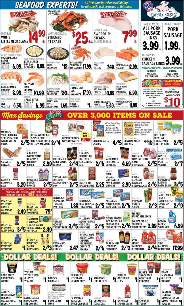 Karns Quality Foods Ad from 08/18/2020