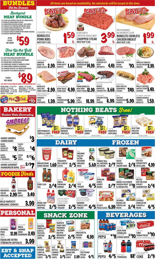 Karns Quality Foods Ad from 08/25/2020