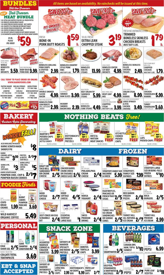 Karns Quality Foods Ad from 09/29/2020