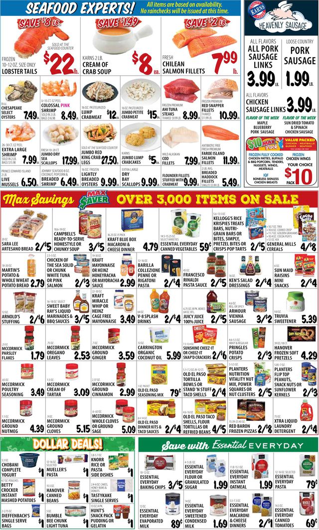 Karns Quality Foods Ad from 10/27/2020