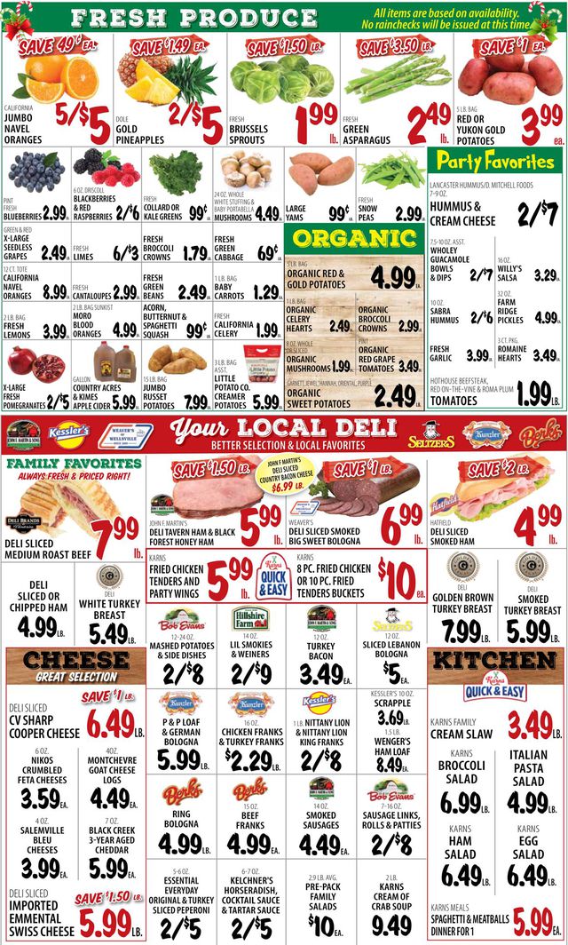 Karns Quality Foods Ad from 12/15/2020