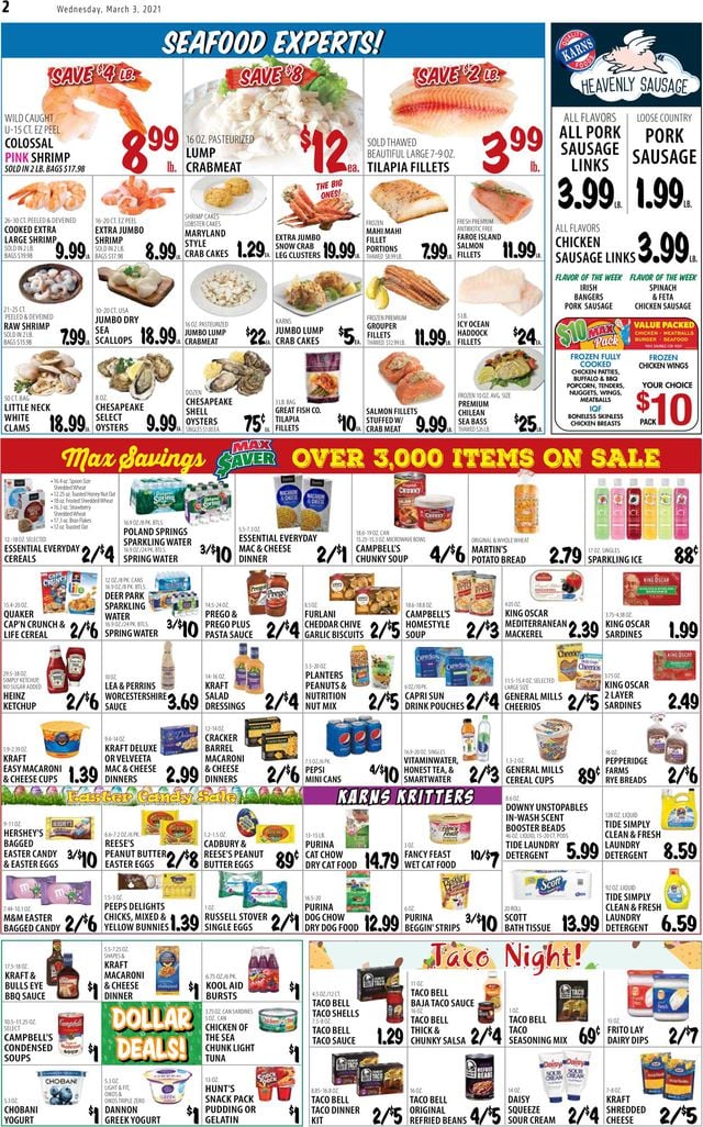 Karns Quality Foods Ad from 03/02/2021