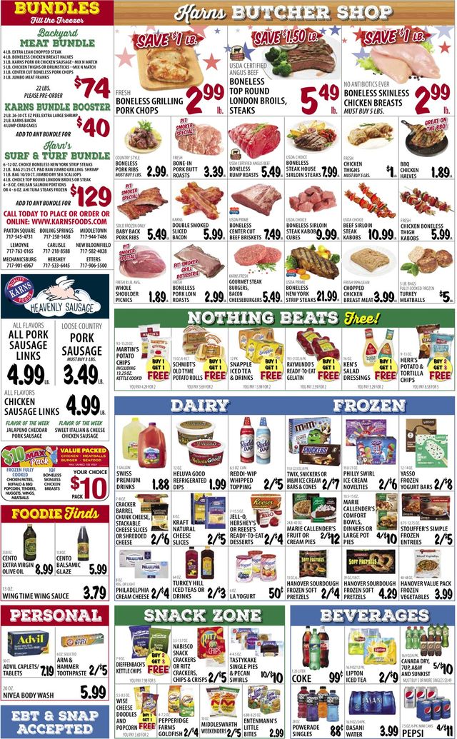 Karns Quality Foods Ad from 06/29/2021