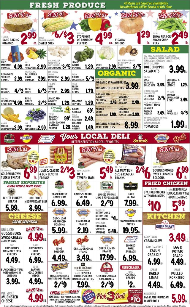 Karns Quality Foods Ad from 06/29/2021