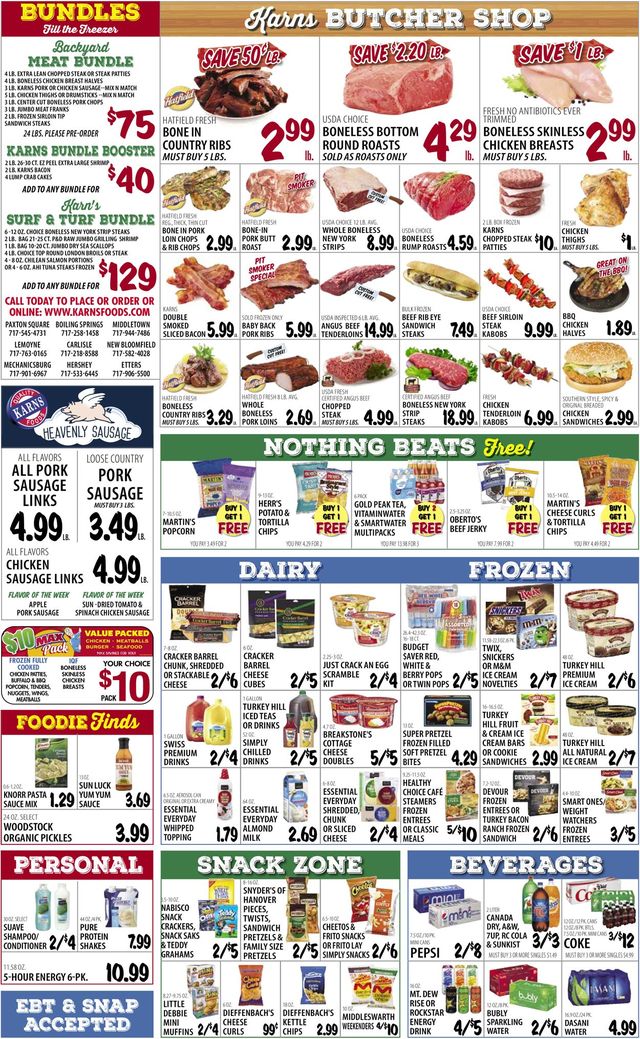 Karns Quality Foods Ad from 07/27/2021