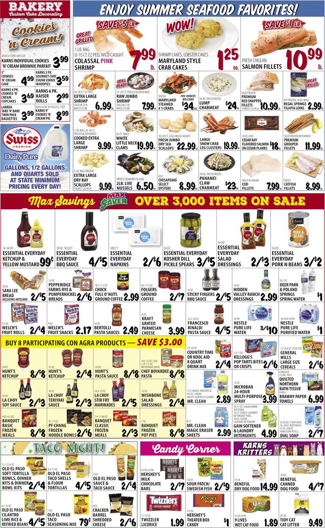 Karns Quality Foods Ad from 08/03/2021