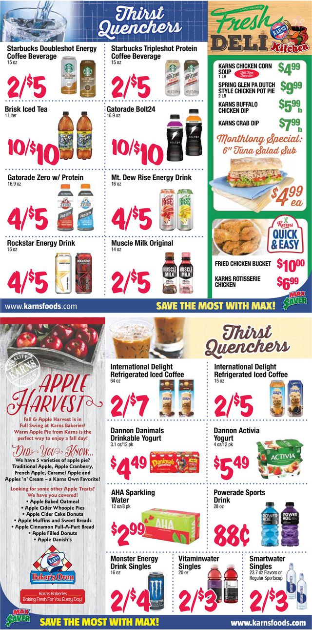 Karns Quality Foods Ad from 09/07/2021